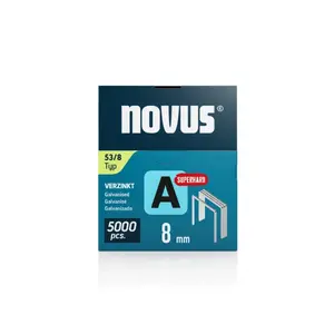 Novus Novus Fijne draadnieten Superhard - A type 53 - 8 mm - 5000 stuks - 042-0762 - 1