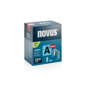 Novus Novus Fijne draadnieten Superhard - A type 53 - 8 mm - 5000 stuks - 042-0762 - 0