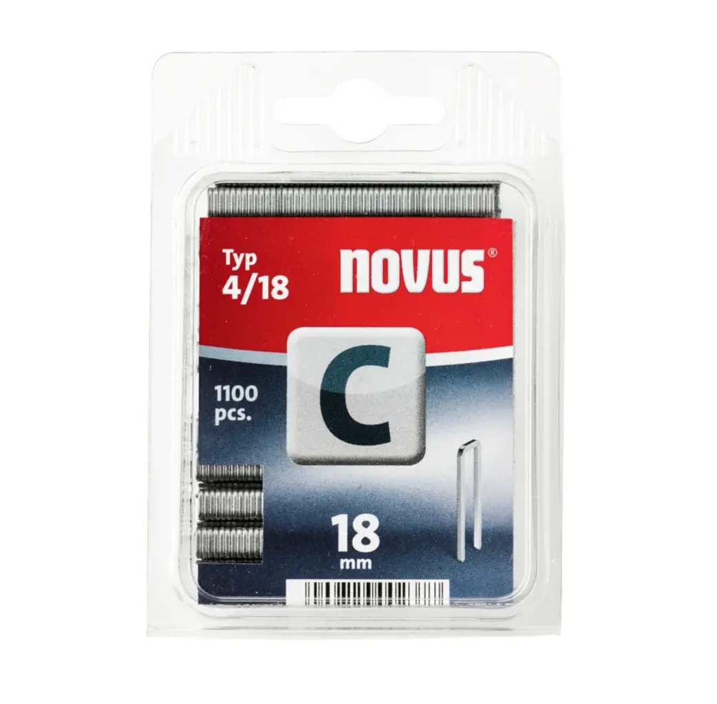 Novus Novus Smalrug nieten C 4/18 mm - 1100 stuks - 042-0391