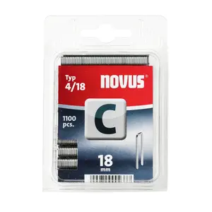 Novus Novus Smalrug nieten C 4/18 mm - 1100 stuks - 042-0391