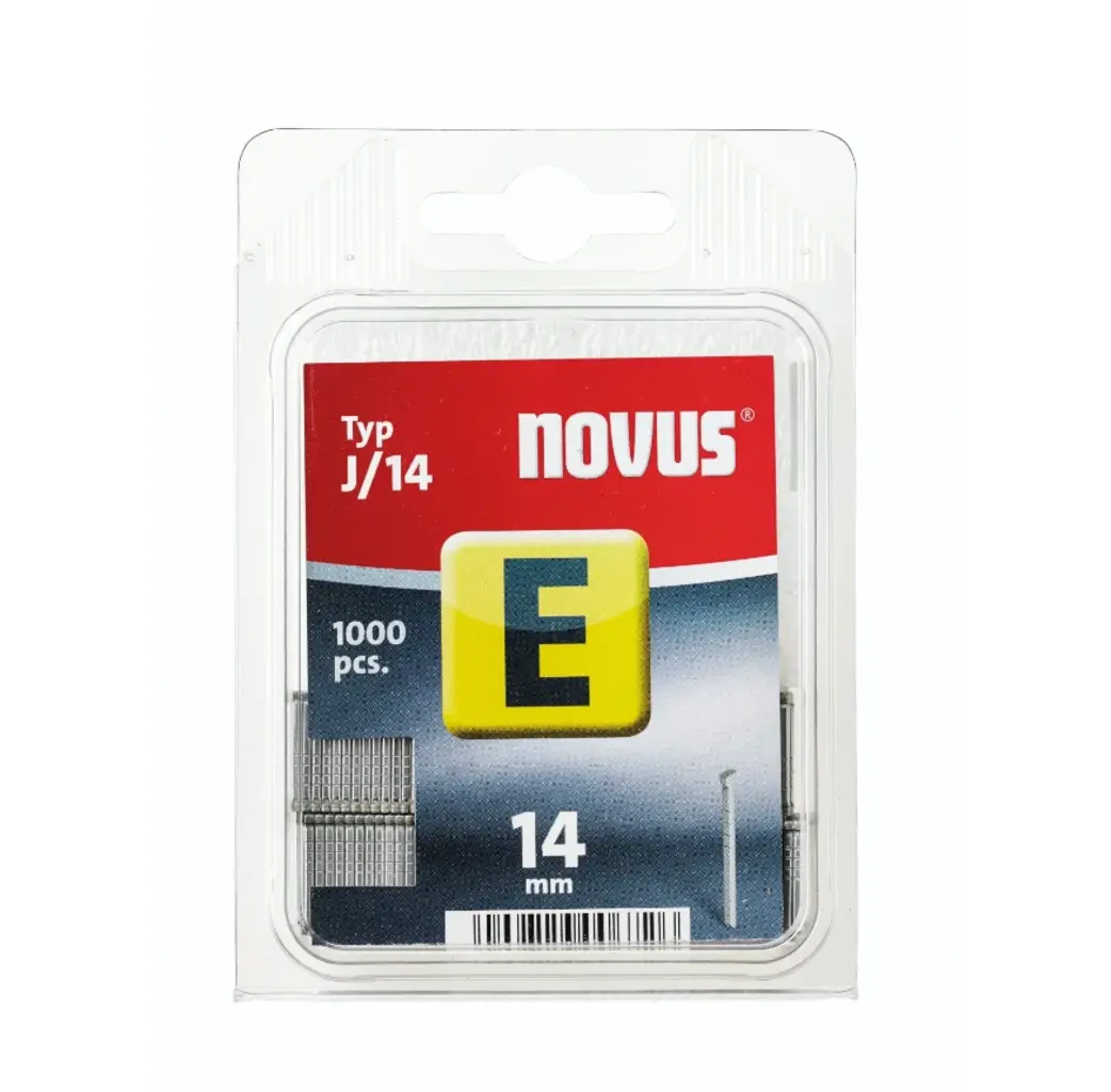 Novus Novus Nagels (spijkers) E J/14 mm SB - 1000 stuks - 044-0073