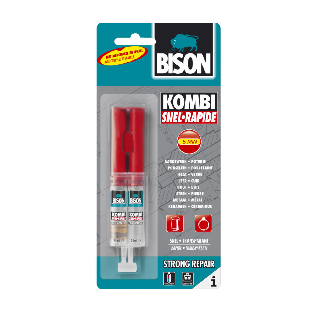 Bison Bison Kombi Snel epoxylijm - 24 ml - 6305950