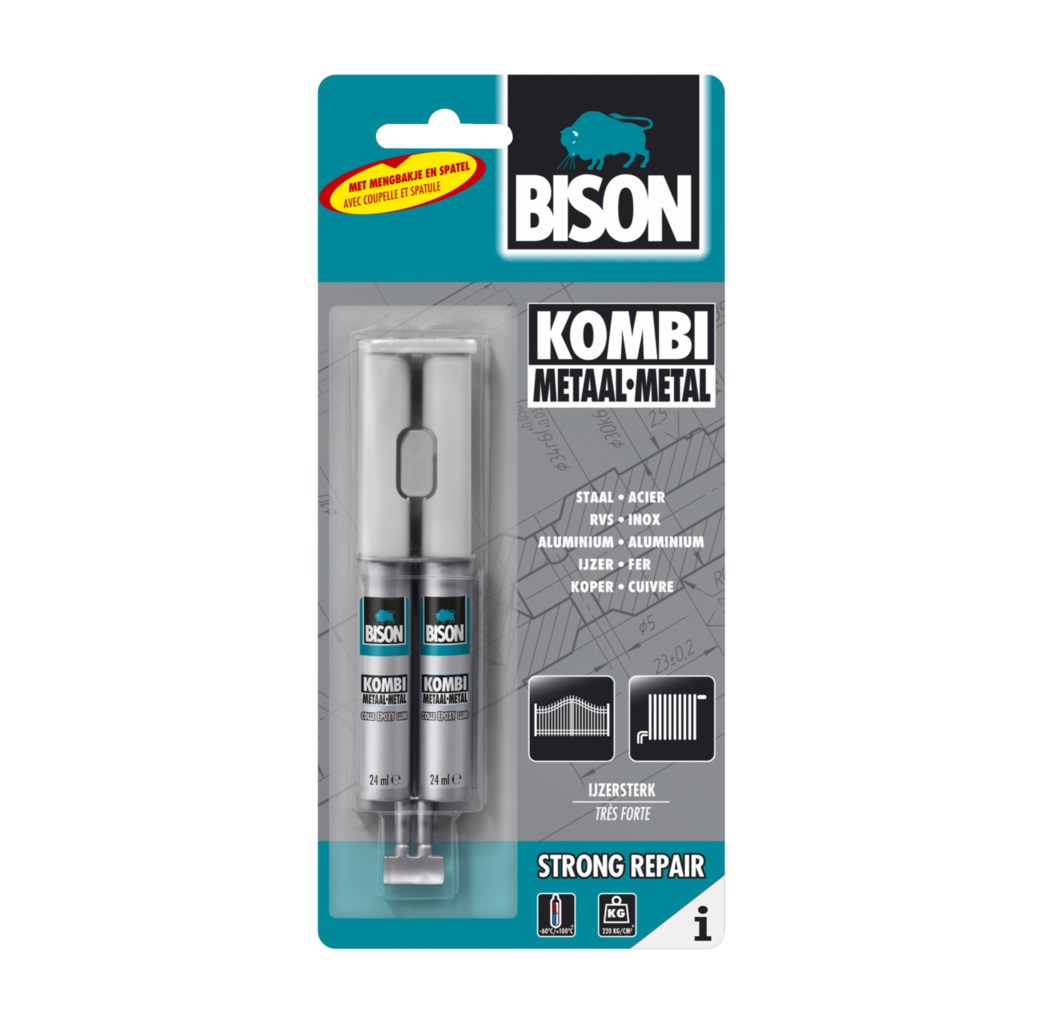 Bison Bison Kombi Metaal epoxylijm - 24 ml - 6305951