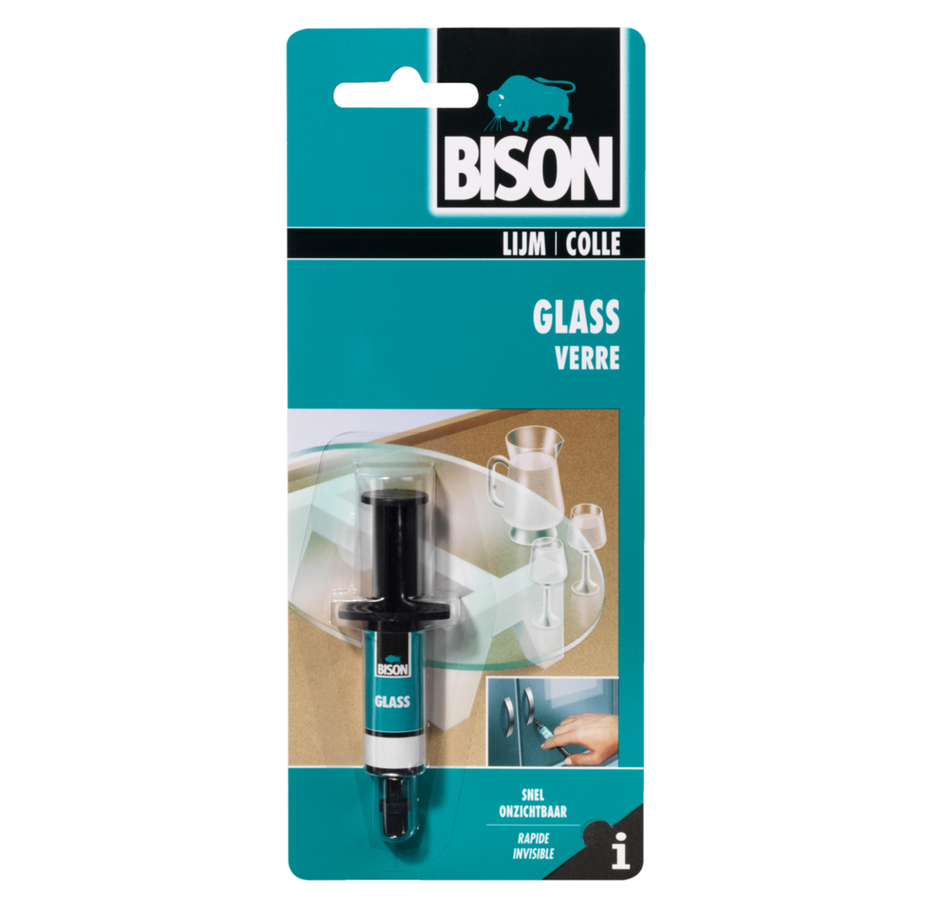 Bison Bison Glaslijm - 2 ml - spuit - 1490305