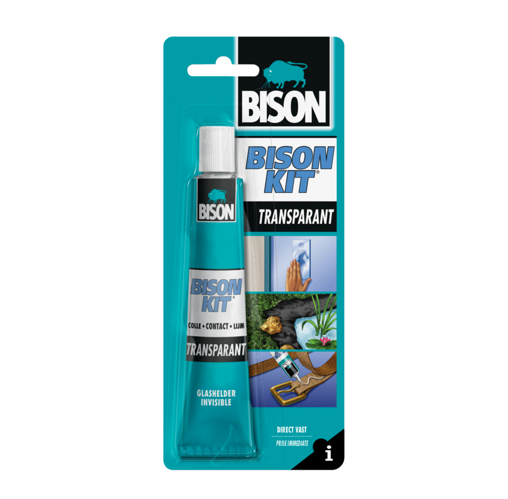 Bison Bison KIT® contactlijm - transparant - 50 ml - tube - 6305948