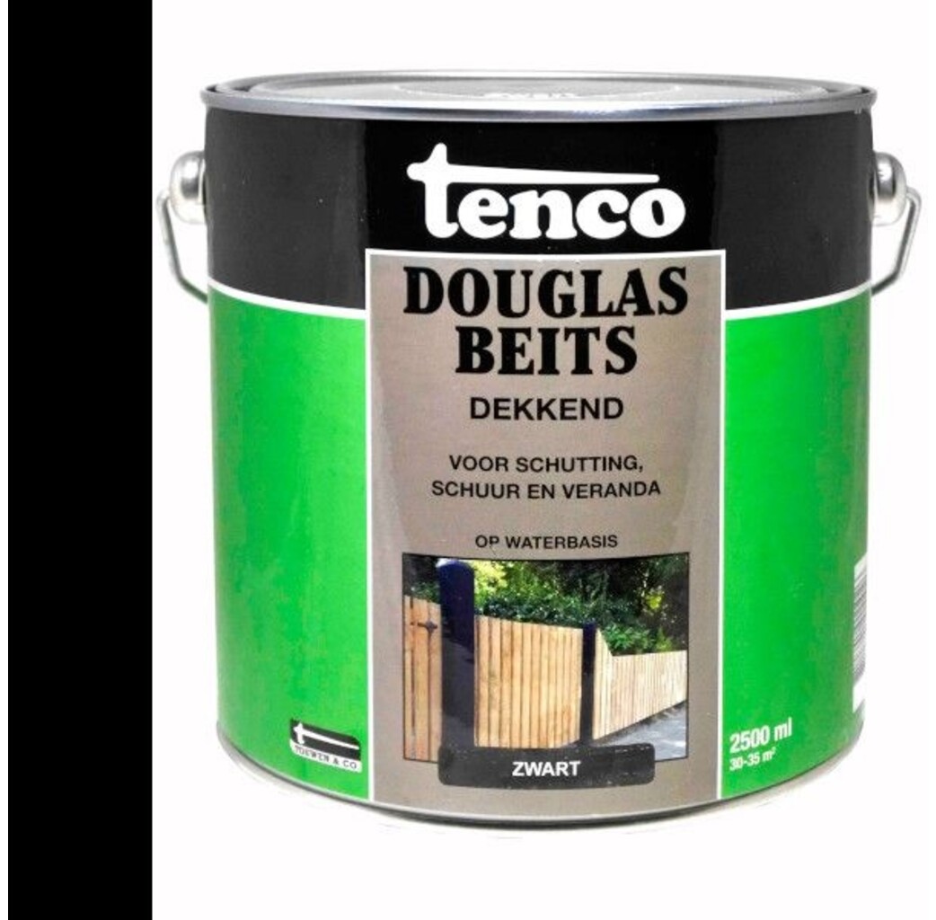 Tenco Tenco Douglas beits dekkend - zwart - 2,5 liter - 11070304