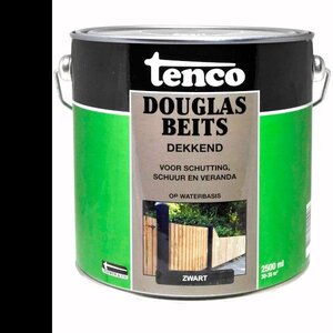 Tenco Tenco Douglas beits dekkend - zwart - 2,5 liter - 11070304