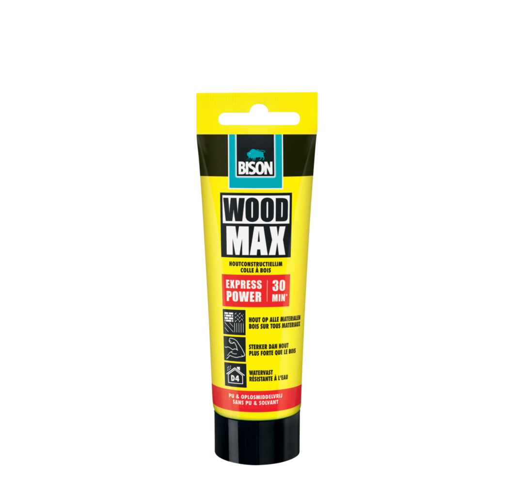 Bison Bison Wood Max Express Power Houtconstructielijm D4 - 100 gram - tube - 6314534