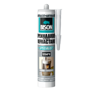 Bison Bison Openhaardenkit tot 1250°C - antraciet - 310 ml - koker - 1332025