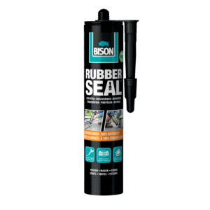 Bison Bison Rubber Seal reparatie pasta - zwart - 310 gram - koker - 6313089