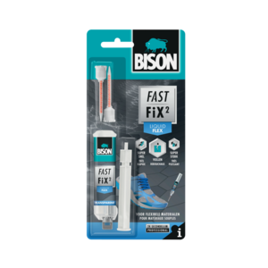 Bison Bison FAST FIX² Liquid Flex 2-componenten reparatielijm - transparant - 10 gram - 6313495 - 0