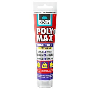 Bison Bison POLY MAX® High Tack Express - transparant - 115 gram - tube - 6314425 - 0