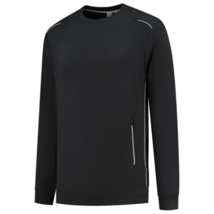 Tricorp Workwear Tricorp 302703 Sweater accent - Black-Grey - 2