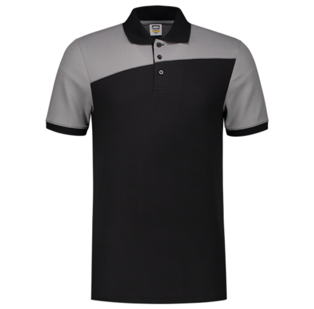 Tricorp Workwear Tricorp 202006 Poloshirt Bicolor Naden - Black-Grey