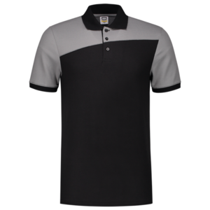 Tricorp Workwear Tricorp 202006 Poloshirt Bicolor Naden - Black-Grey - 0