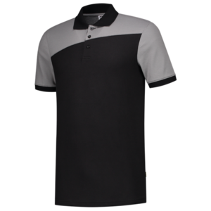 Tricorp Workwear Tricorp 202006 Poloshirt Bicolor Naden - Black-Grey - 2