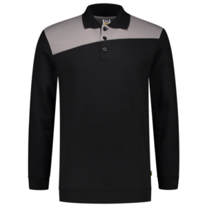 Tricorp Workwear Tricorp 302004 Polosweater Bicolor Naden - Black-Grey