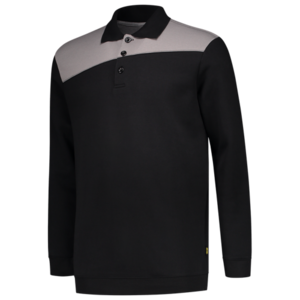 Tricorp Workwear Tricorp 302004 Polosweater Bicolor Naden - Black-Grey - 2