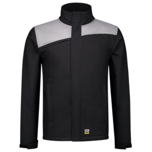 Tricorp Workwear Tricorp 402021 Softshell jas Bicolor Naden - Black-Grey - 0