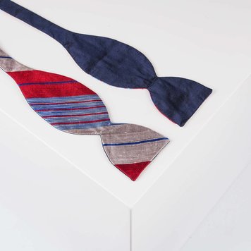 THEBOWKNOT by Gentleman´s Agreement Fliege aus Dupionseide | THEBOWKNOT