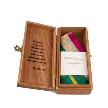 THEPOCKETSQUARE by Gentleman´s Agreement Einstecktuch aus Dupionseide | THEPOCKETSQUARE