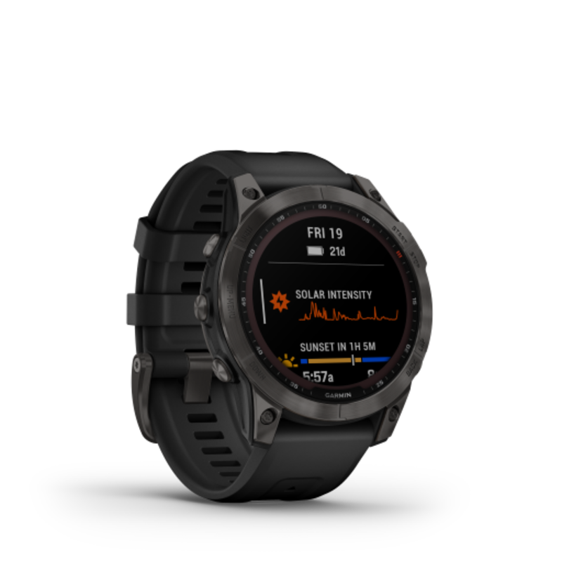 Garmin | Fenix 7 Sapphire Solar | Black Titanium | Nu verkrijgbaar! -  Triathlonworld