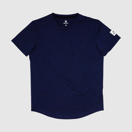 Saysky | Pace T-Shirt | Heren | Blue Melange