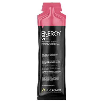 PurePower | Energy Gel | Cafeine Raspberry | 60gr