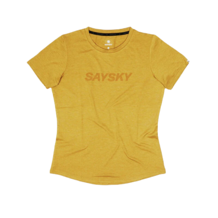 Saysky | Logo Pace T-Shirt | Dames | Yellow