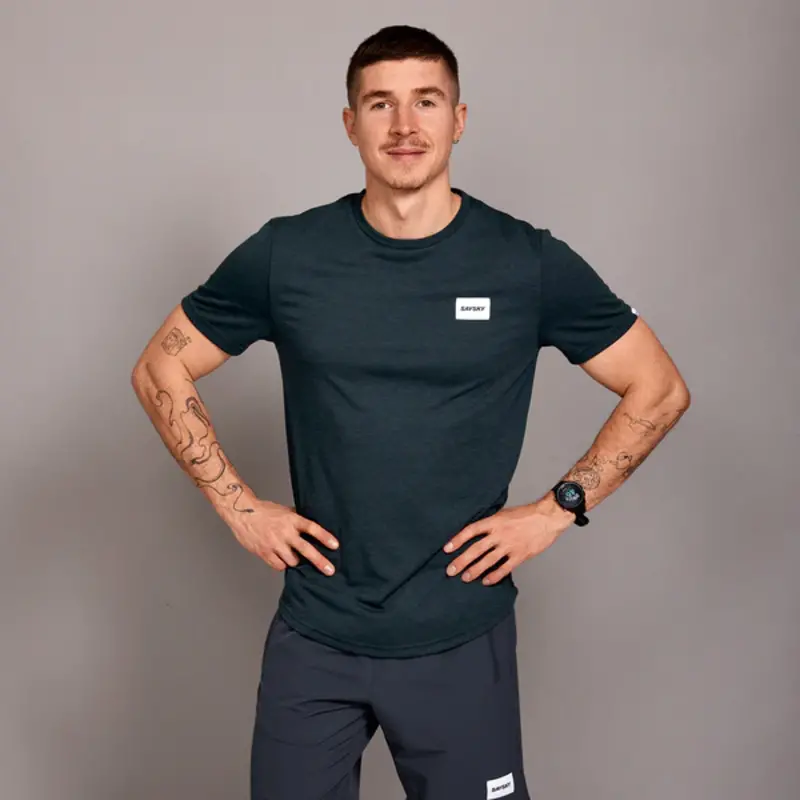 SAYSKY Saysky Clean Motion T Shirt Heren Grey