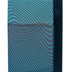 Sigarettendoosje 20 stuks push Carbon Look - Blue