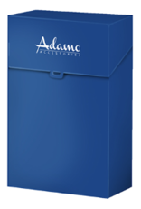 Sigarettendoosje 20 stuks push blauw