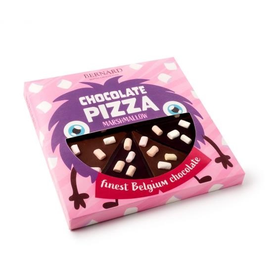 Bernard Chocolatier Chocolade pizza - Marshmallow