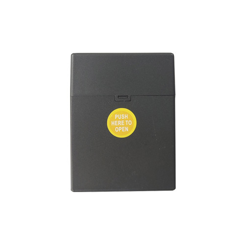 Sigarettendoosje 30 stuks push zwart