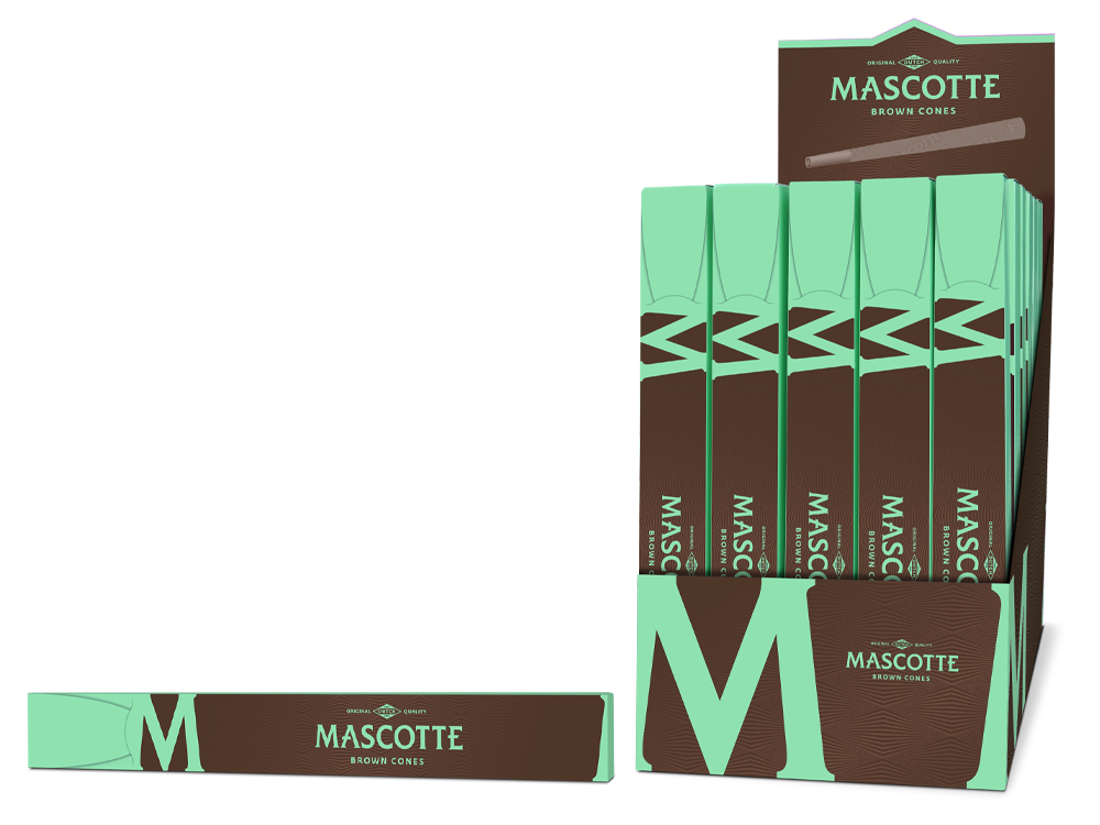 Mascotte Brown Cones with Tip (3-Pack)