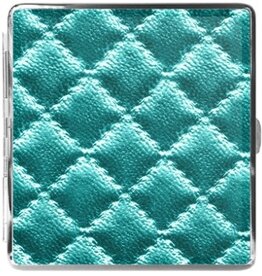 Adamo Reliëf Turquoise sigarettendoosje -