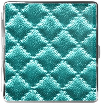 Adamo Reliëf Turquoise sigarettendoosje -