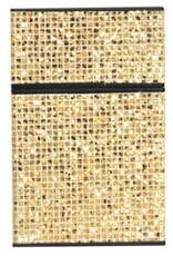 Sigarettendoosje 20 stuks glitter goud