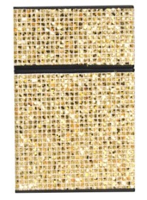Sigarettendoosje 20 stuks glitter goud