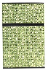 Sigarettendoosje 20 stuks glitter groen