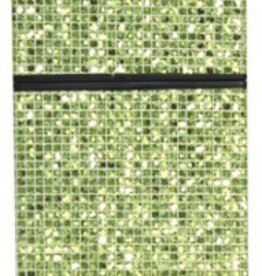 Sigarettendoosje 20 stuks glitter groen