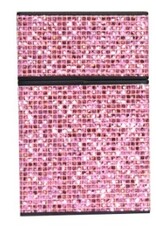 Sigarettendoosje 20 stuks glitter roze