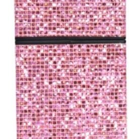 Sigarettendoosje 20 stuks glitter roze
