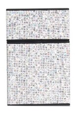 Sigarettendoosje 20 stuks glitter zilver