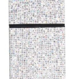 Sigarettendoosje 20 stuks glitter zilver