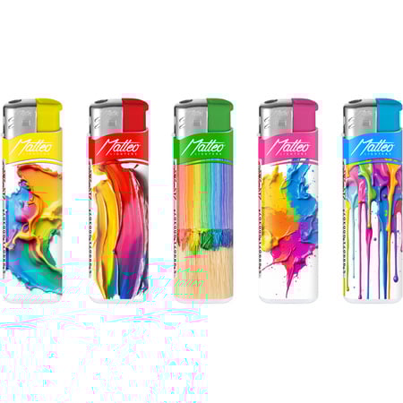 adamo Colorful paint aansteker 5 X