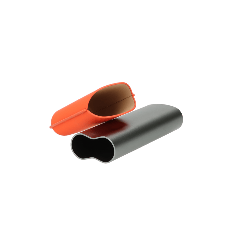 Sigarenkoker zilver-oranje 16-19 cm ring 60