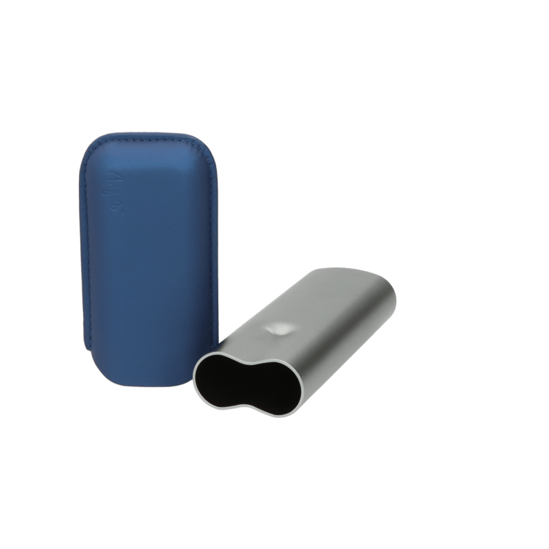 Sigarenkoker zilver-blauw 16-19 cm ring 60 - Copy