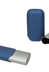 Sigarenkoker zilver-blauw 16-19 cm ring 60 -