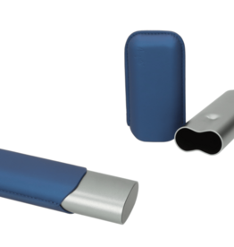 Sigarenkoker zilver-blauw 16-19 cm ring 60 - Copy